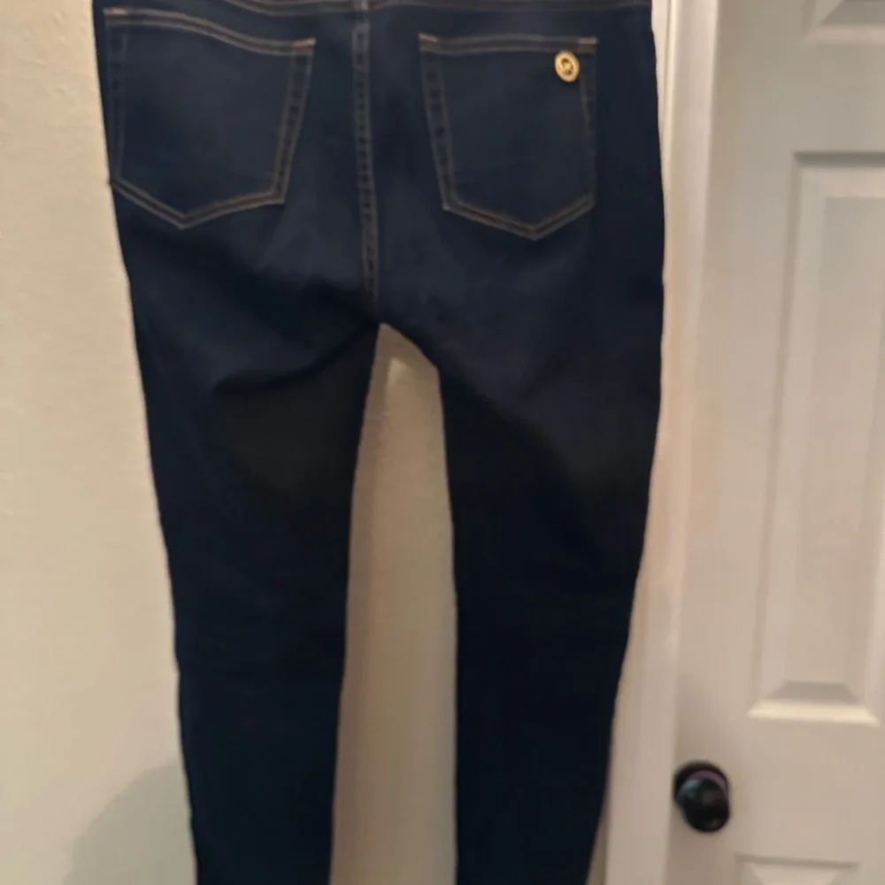 Michael Kors Navy Skinny Jeans - Picture 2 of 5
